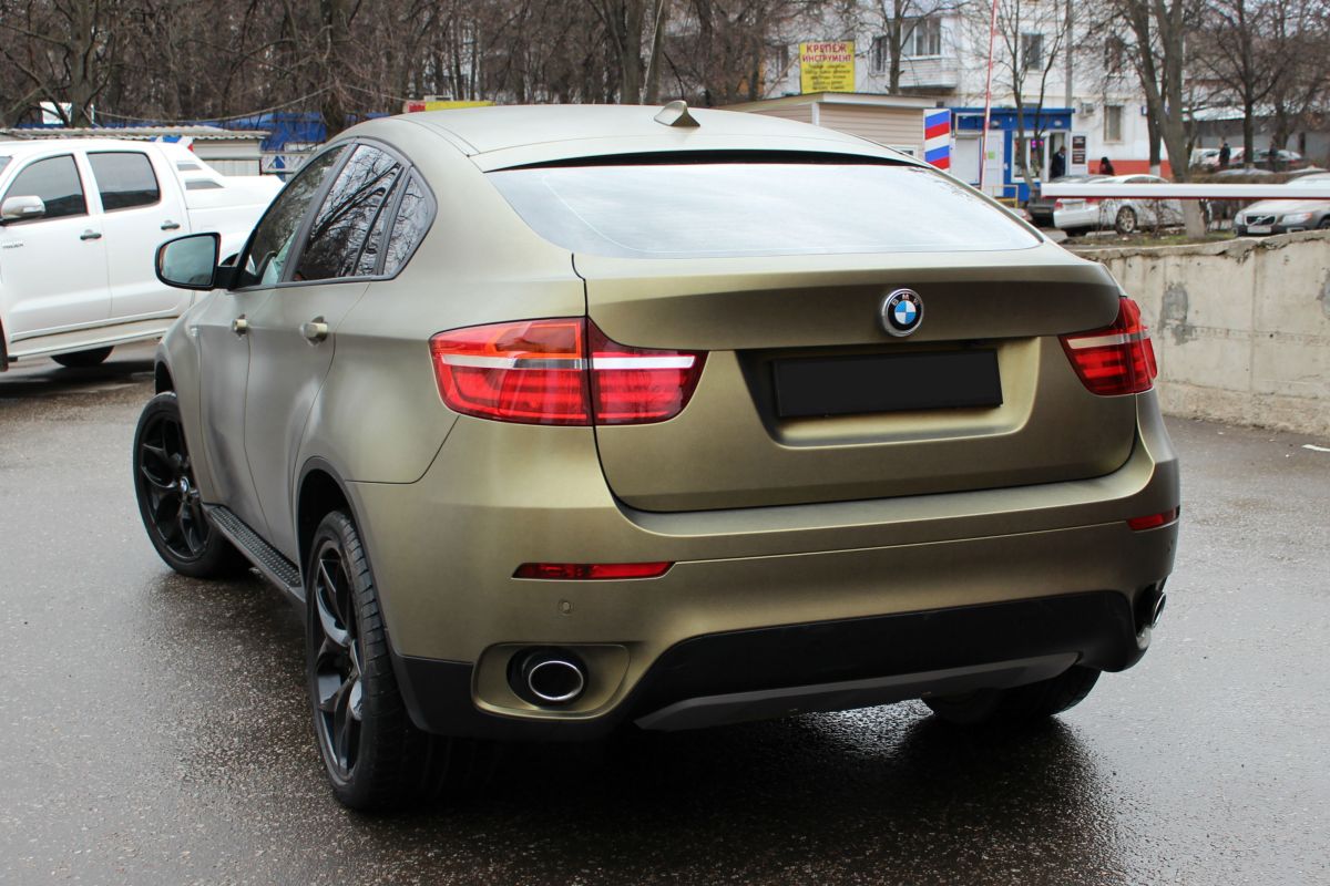 BMW X6 в пленке Arlon и бампере DreamLine-1